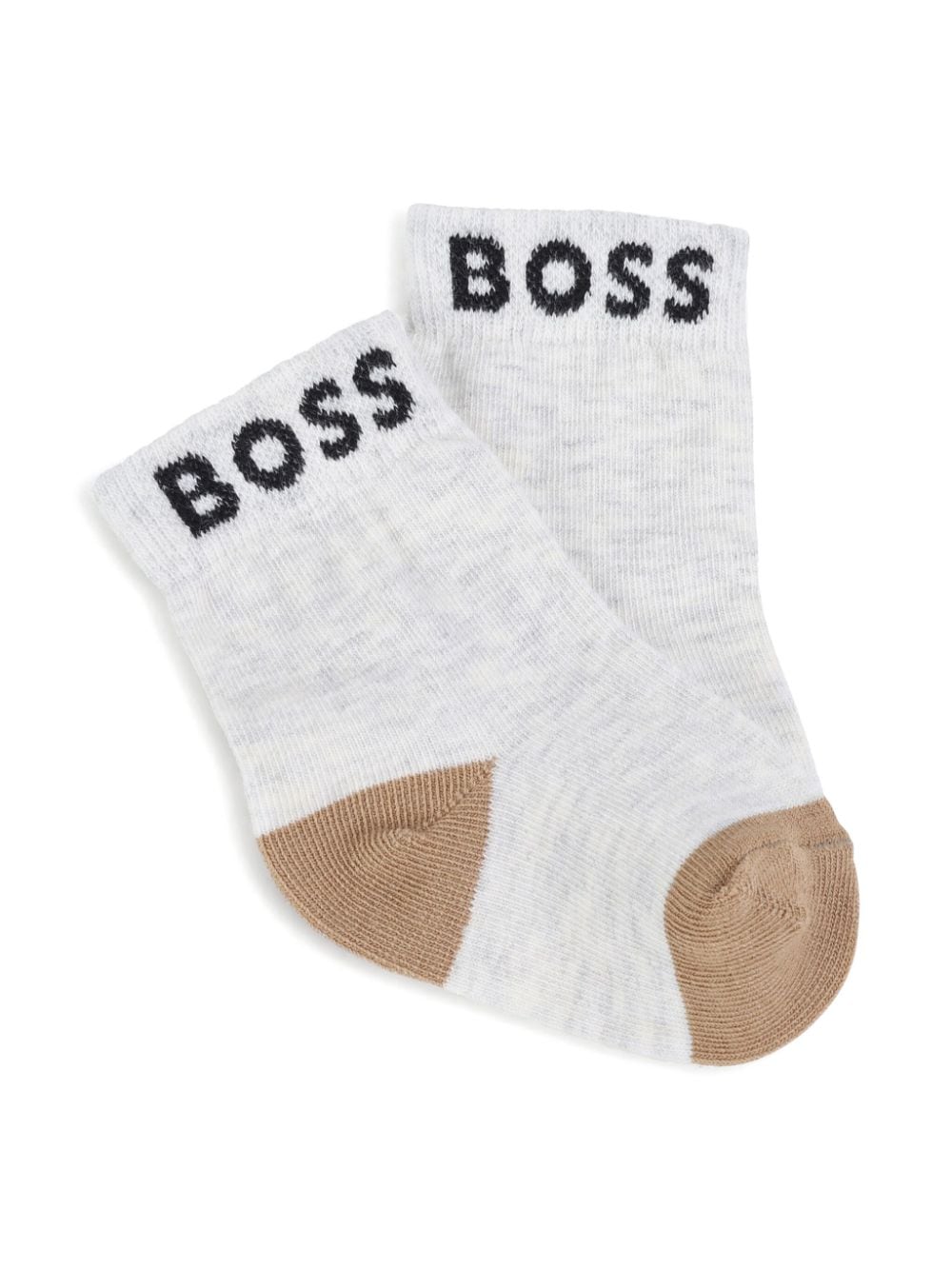 BOSS Kidswear intarsia-knit socks (pack of three) - Wit