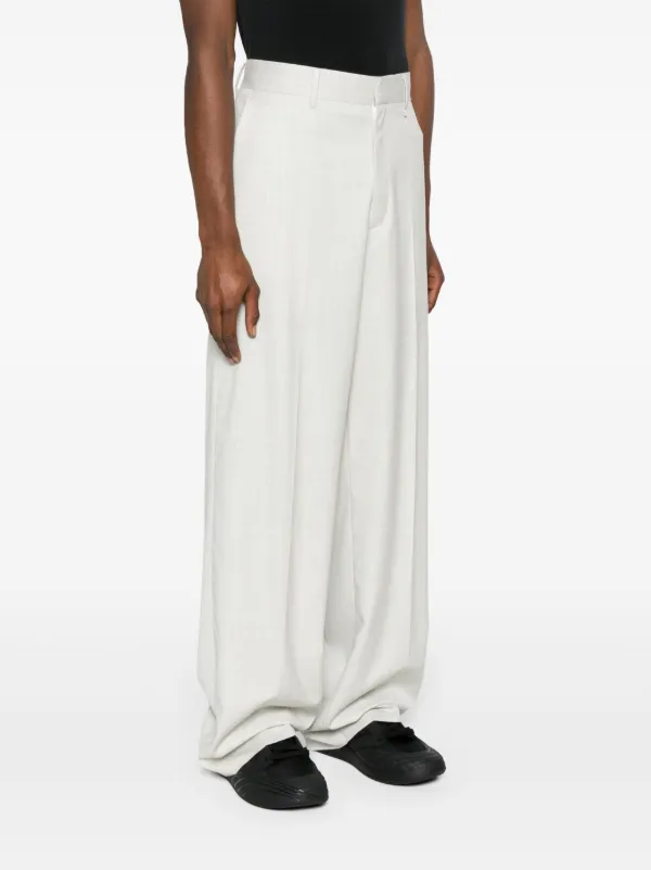 Givenchy mid-rise wide-leg Trousers | Neutrals | FARFETCH NZ