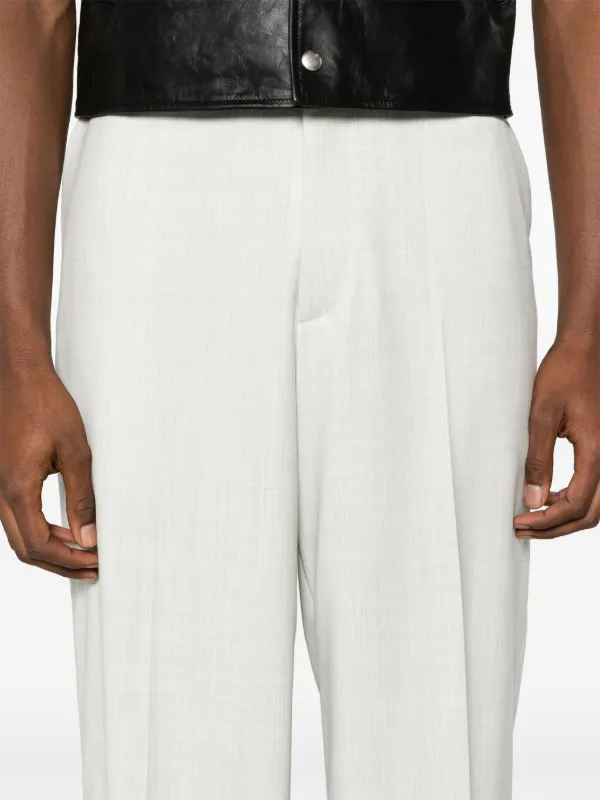 パンツ GIVENCHY WHITE POPLIN WIDE-LEG PANT Givenchy Pleated Wide Leg Trousers - Bergdorf Goodman