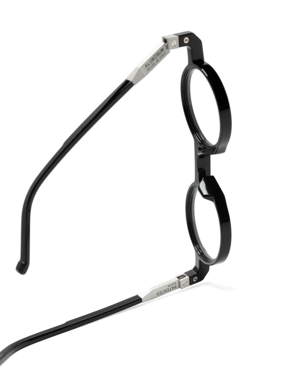 Shop Vava Eyewear Wl0008 Round-frame Glasses In 黑色