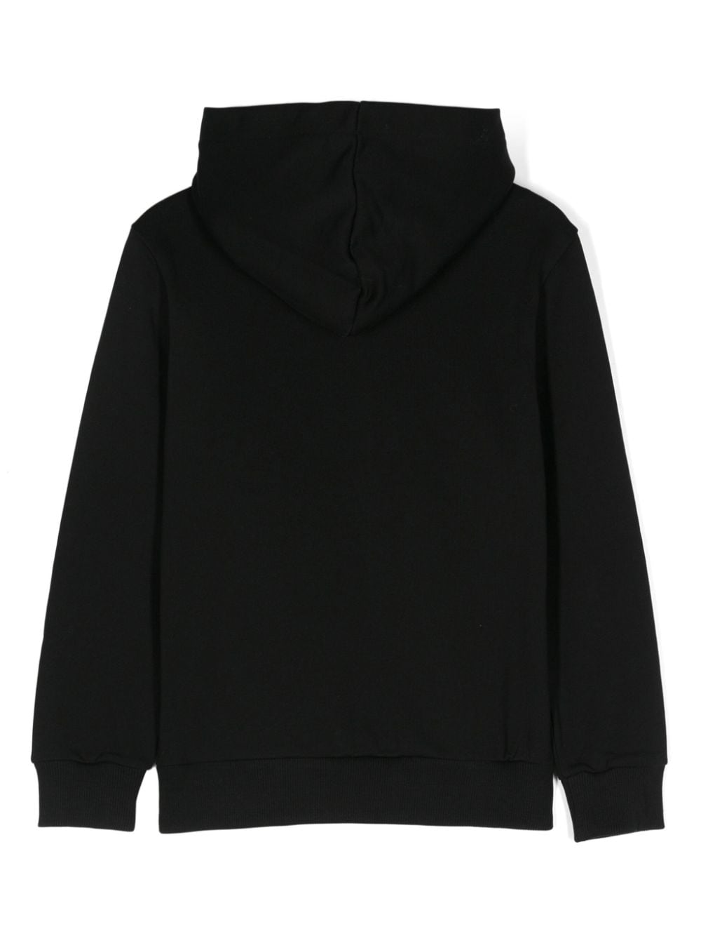 Shop Missoni Logo-embroidered Cotton Hoodie In Black