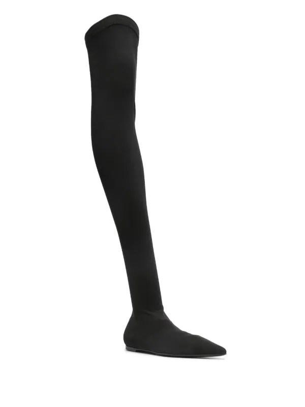【DOLCE&GABBANA】 ソックブーツ Dolce & Gabbana サイハイ ブーツ | ブラック | FARFETCH JP