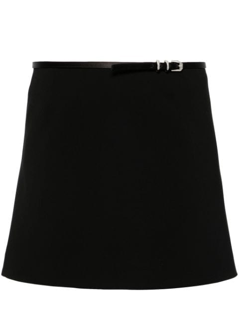 Givenchy belted wrap miniskirt