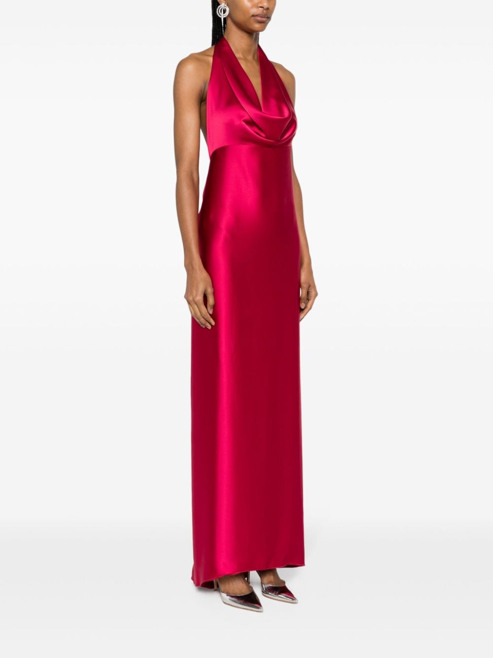 Shop Blanca Vita Arabis Cady Maxi Dress In Red