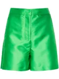 Blanca Vita satin short shorts - Green