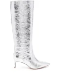 BETTINA VERMILLON Josefine 55mm knee boots - Silver