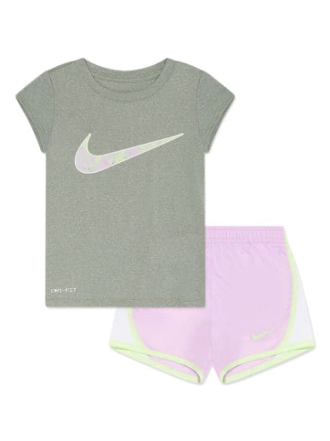 Nike Kids traje deportivo con logo estampado Swoosh