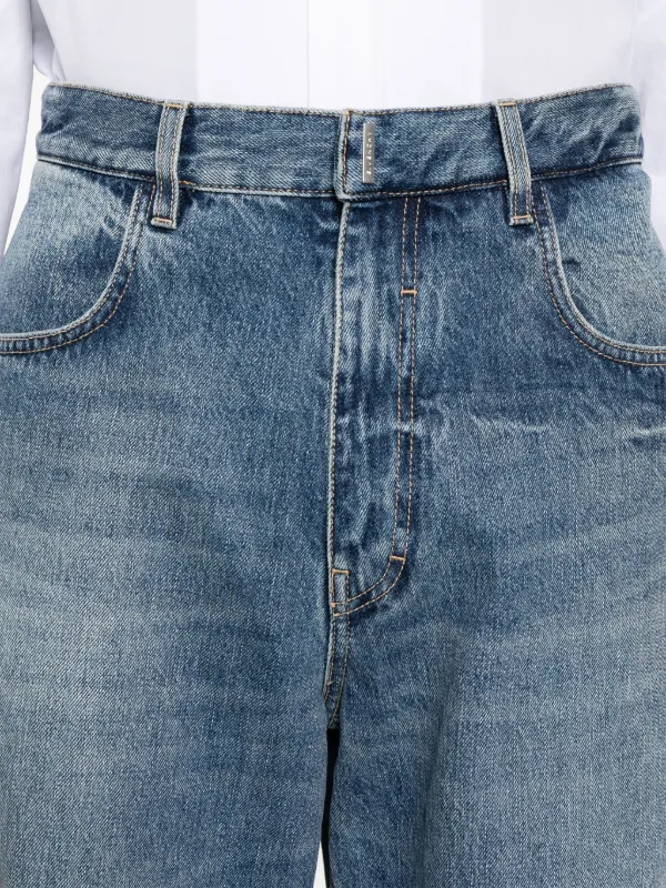 Givenchy mid-rise straight-leg Jeans | Blue | FARFETCH GE