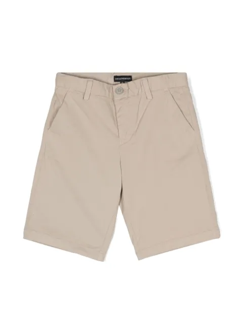 Emporio Armani Kids logo-plaque bermuda shorts