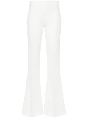 パンツ Blanca Vita High-Waisted Trousers With Pleats And Hidden Blanca Vita High-Waisted Trousers With Pleats And Hidden