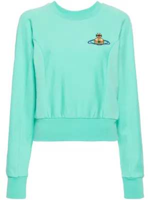 トップス Vivienne Westwood Mint Sweatshirt Orb vivienne-westwood-centered-orb