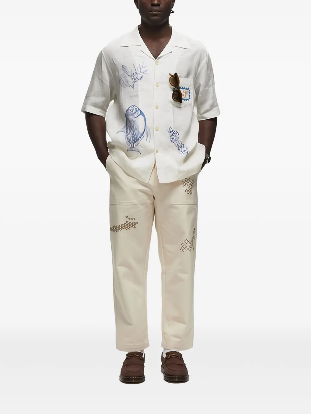 Adish fish-print shirt | Image 2