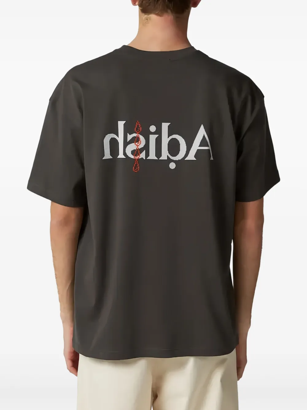 Adish T-shirt met logoprint Zwart