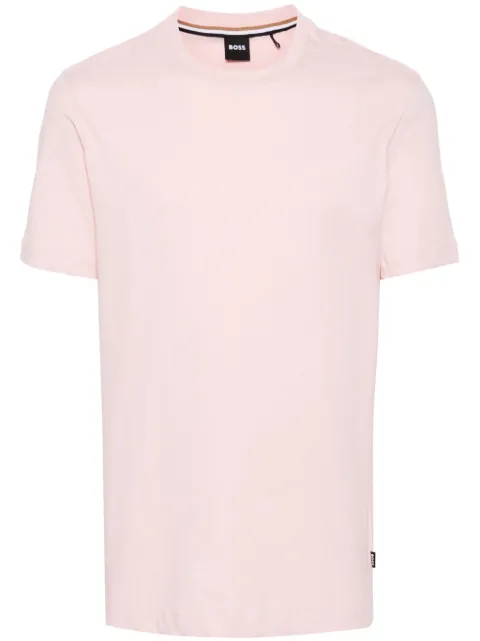 BOSS logo-print cotton T-shirt