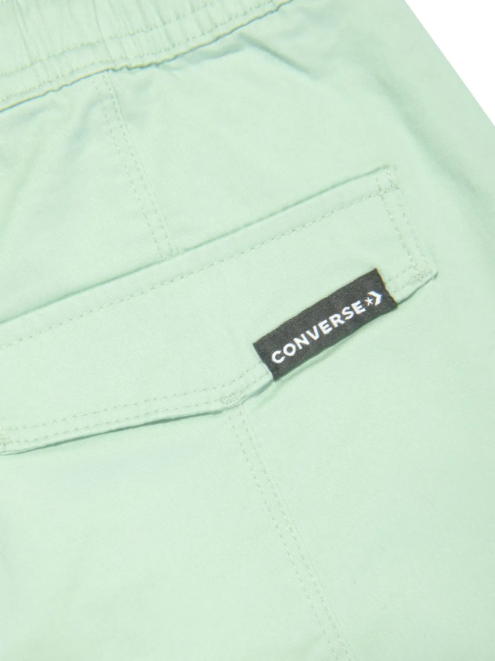 Converse Tapered-leg Twill Track Pants In Green