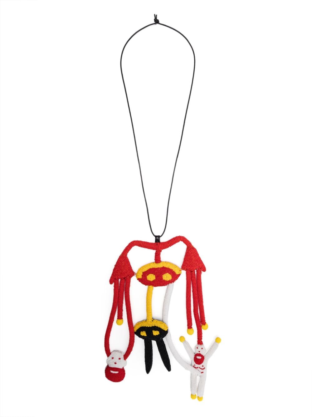 Walter Van Beirendonck Collana Cosmic Dance Jewel - Rosso