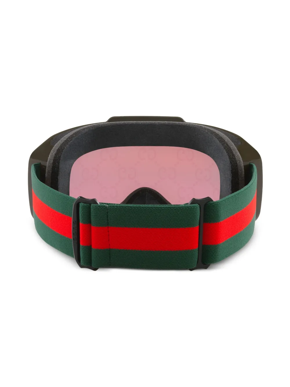 logo-print ski goggles
