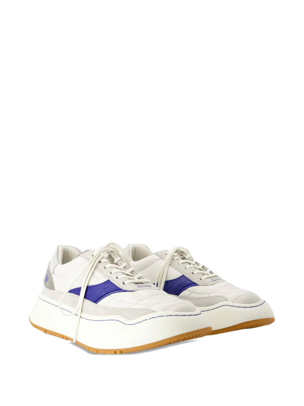 Ader Error leather panelled sneakers | Low-Tops | Image 2