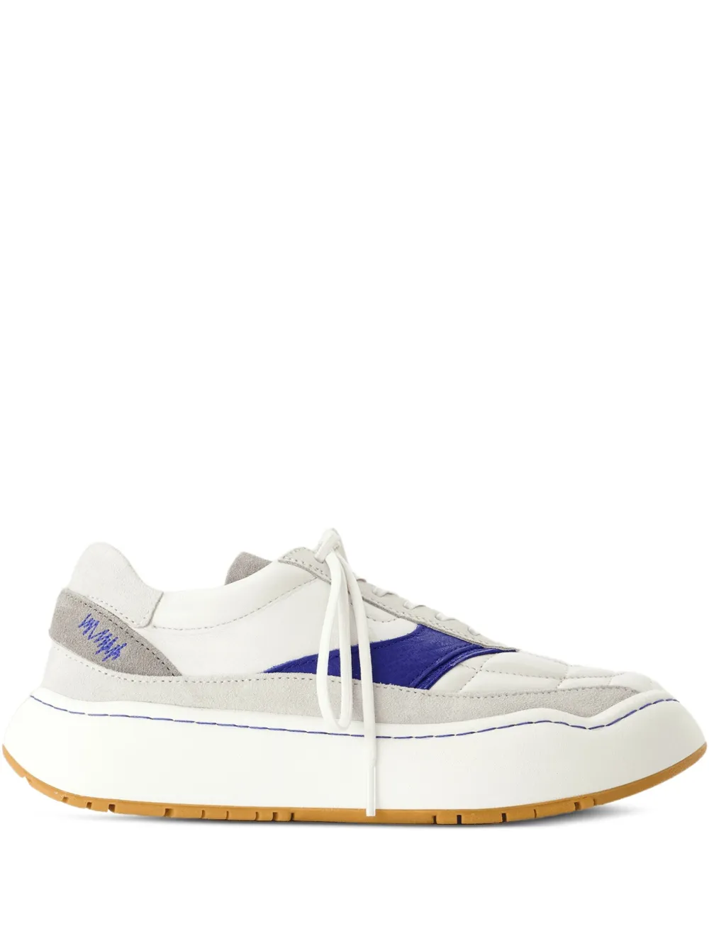 Ader Error leather panelled sneakers Neutrals