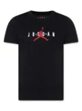 Jordan Kids Wordmark cotton T-shirt - Black