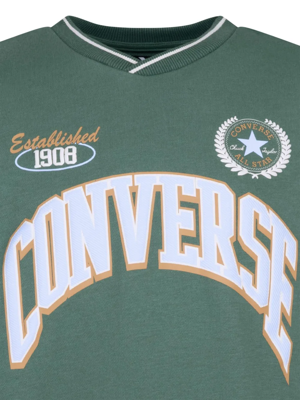 Converse Boys Retro Crewneck Sweatshirt In Green