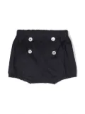 Siola double-breasted cotton shorts - Blue