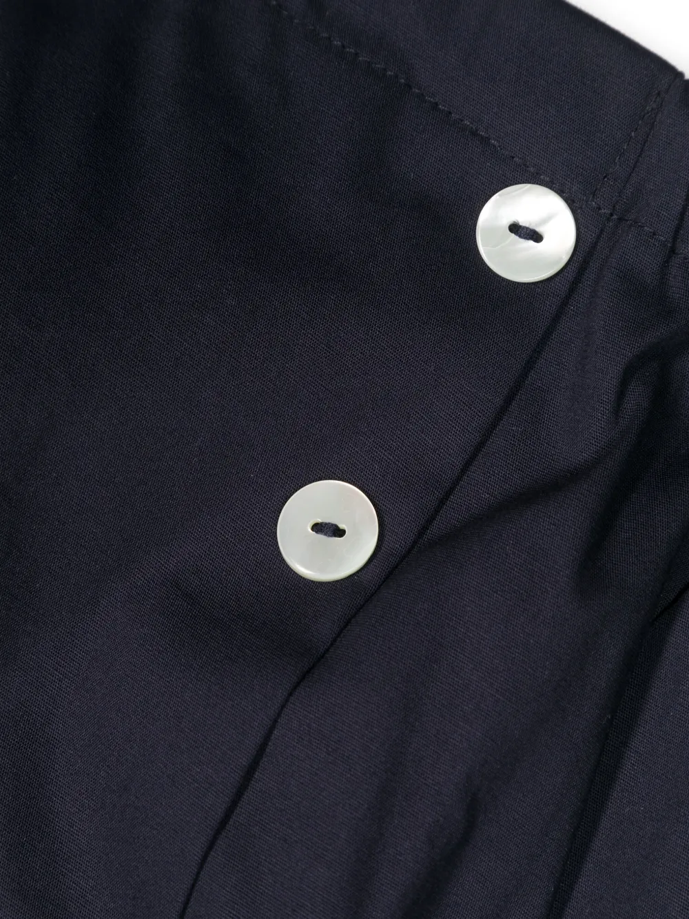 Siola Shorts met dubbele rij knopen Blauw