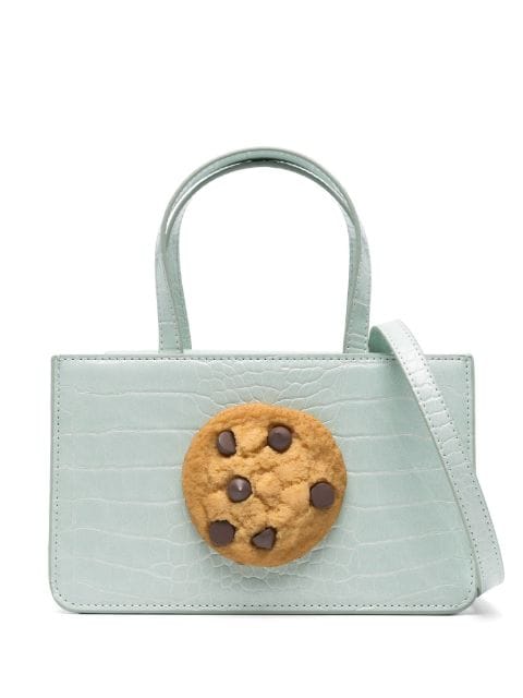 Puppets and Puppets small Cookie snakeskin-effect tote bag