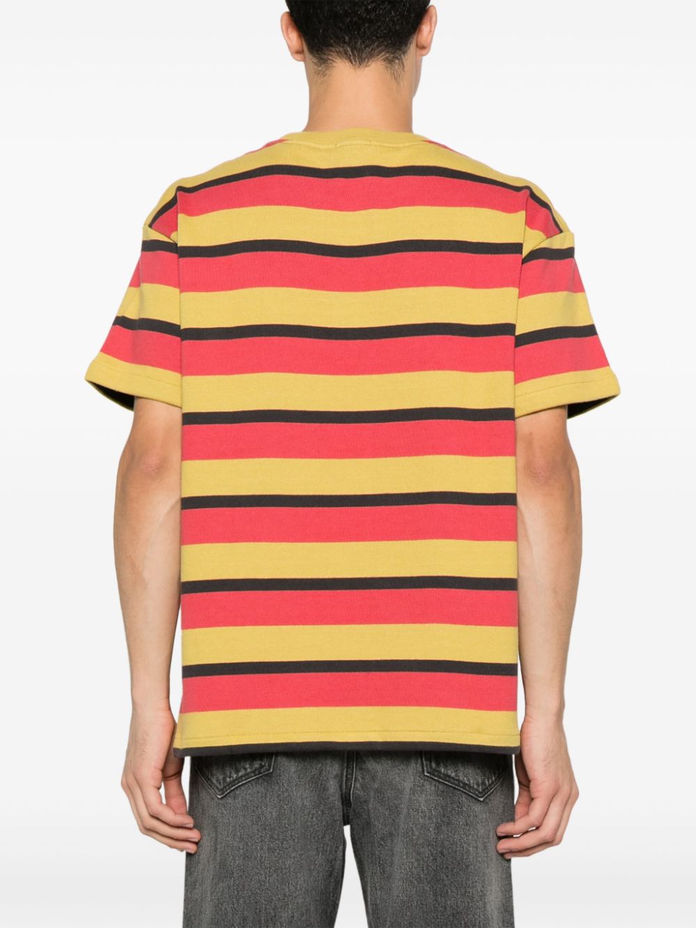 BODE Rec Stripe Pocket T-shirt - Geel