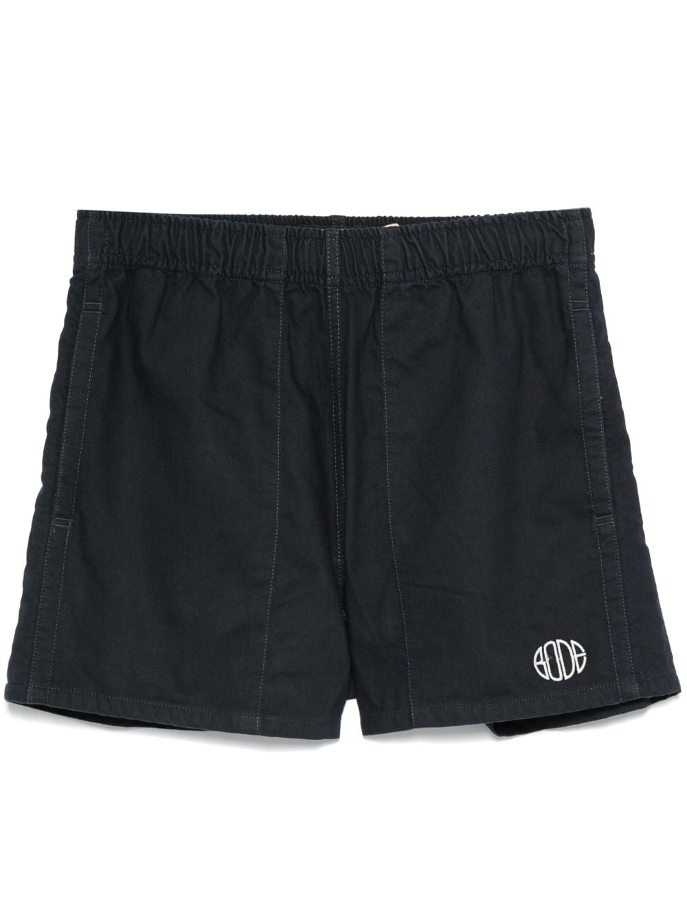 Shop Bode Field Shorts In Blau