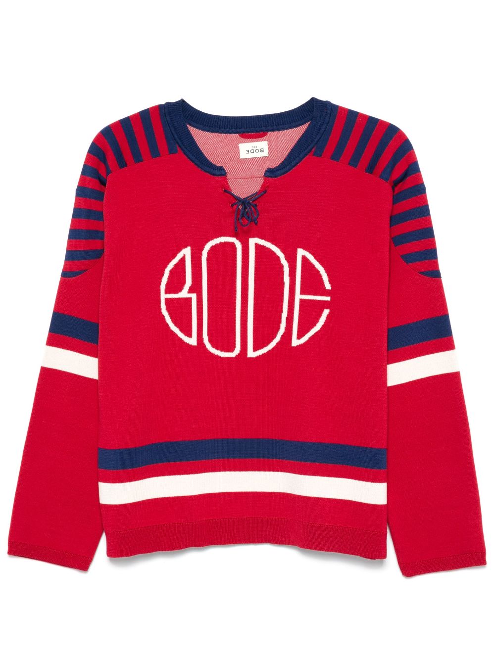 Shop Bode Rink Sweater In Red