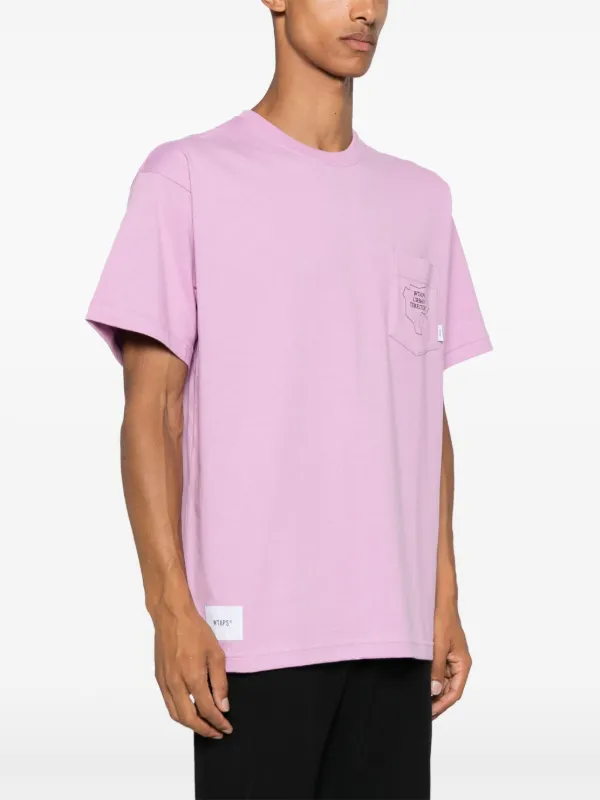 高感度ショップで2023年売れたブランド | Tシャツ ロゴ WTAPS パープル JP FARFETCH | トップス