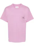 WTAPS embroidered-logo T-shirt - Purple