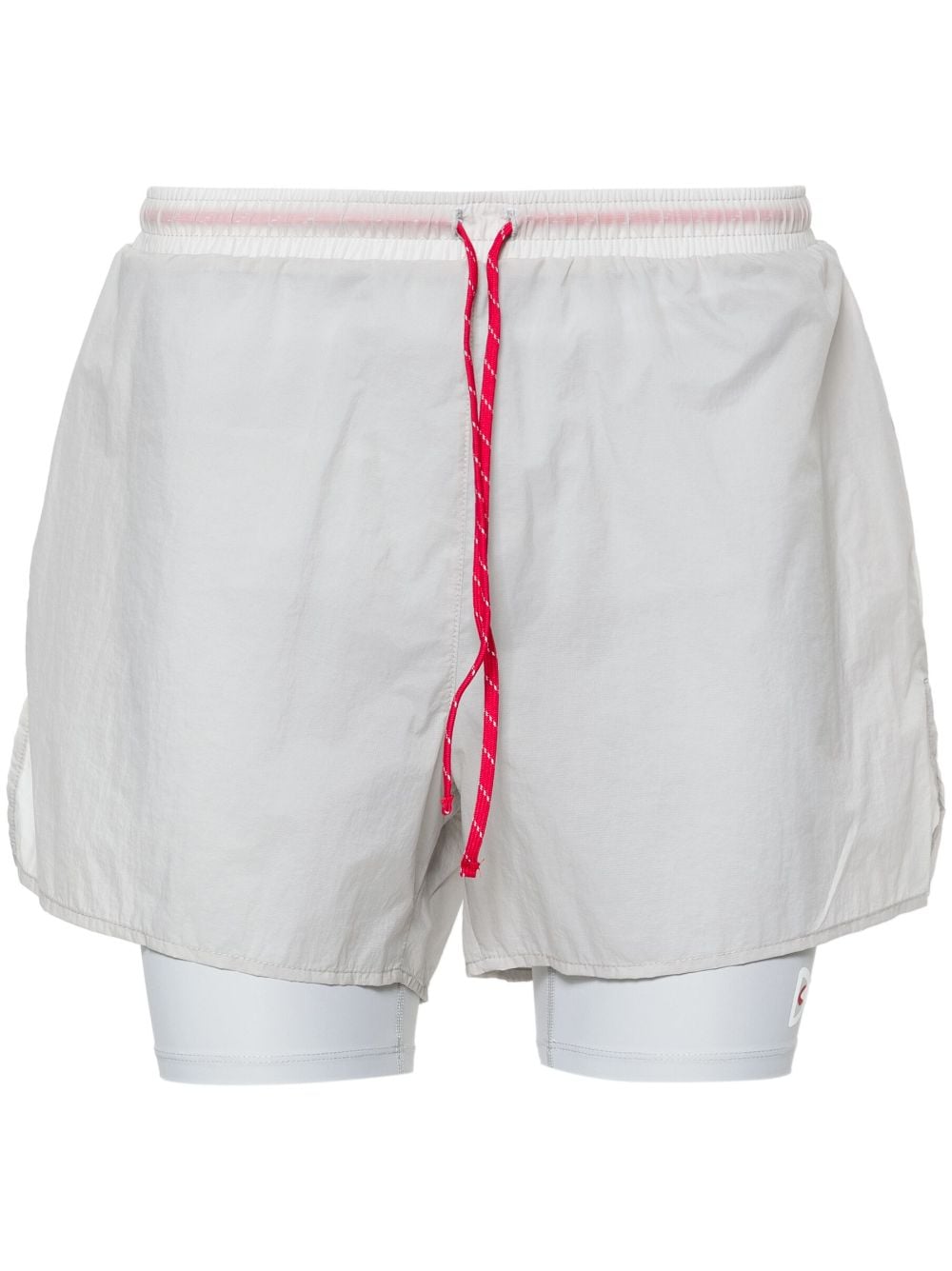 Shop District Vision Layered Ripstop Trail Shorts In Grey