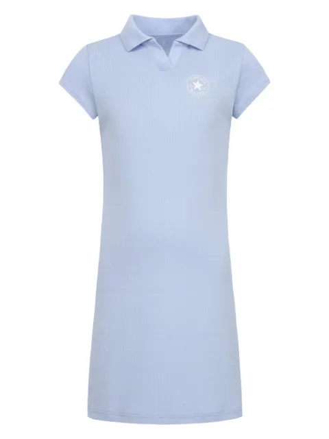 Converse Kids logo-print fine-ribbed dress