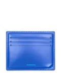 Ader Error leather card holder - Blue