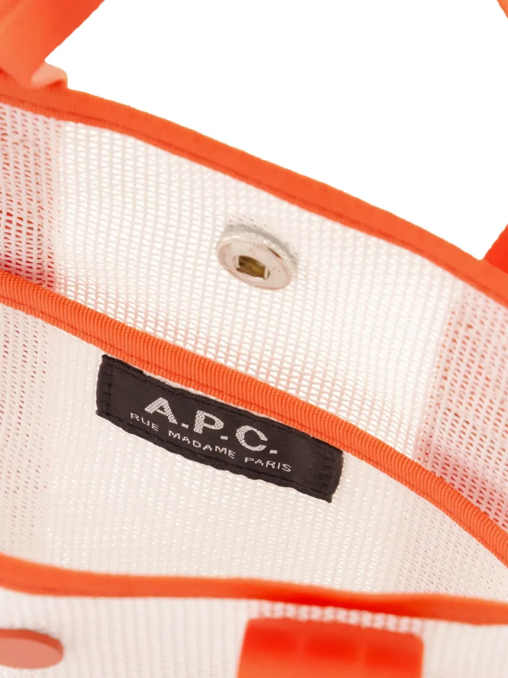 A.P.C. Shopper met handgreep Wit