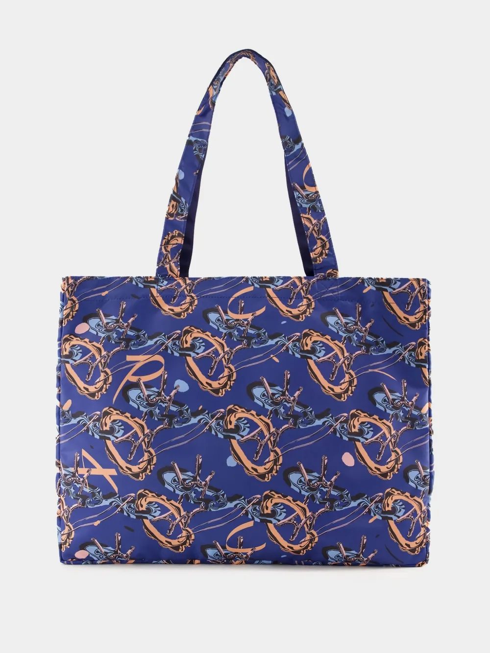 Apc A.p.c. X Brain Dead Co-signed Double-sided Tott Bag In Blue