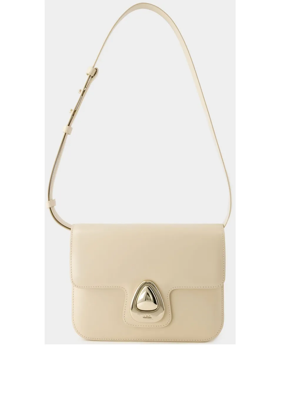 ショルダーバッグ・ポシェット Astra Small Crossbody - A.P.C. - Leather - Beige Astra Small bag | Bag in smooth leather with large clasp