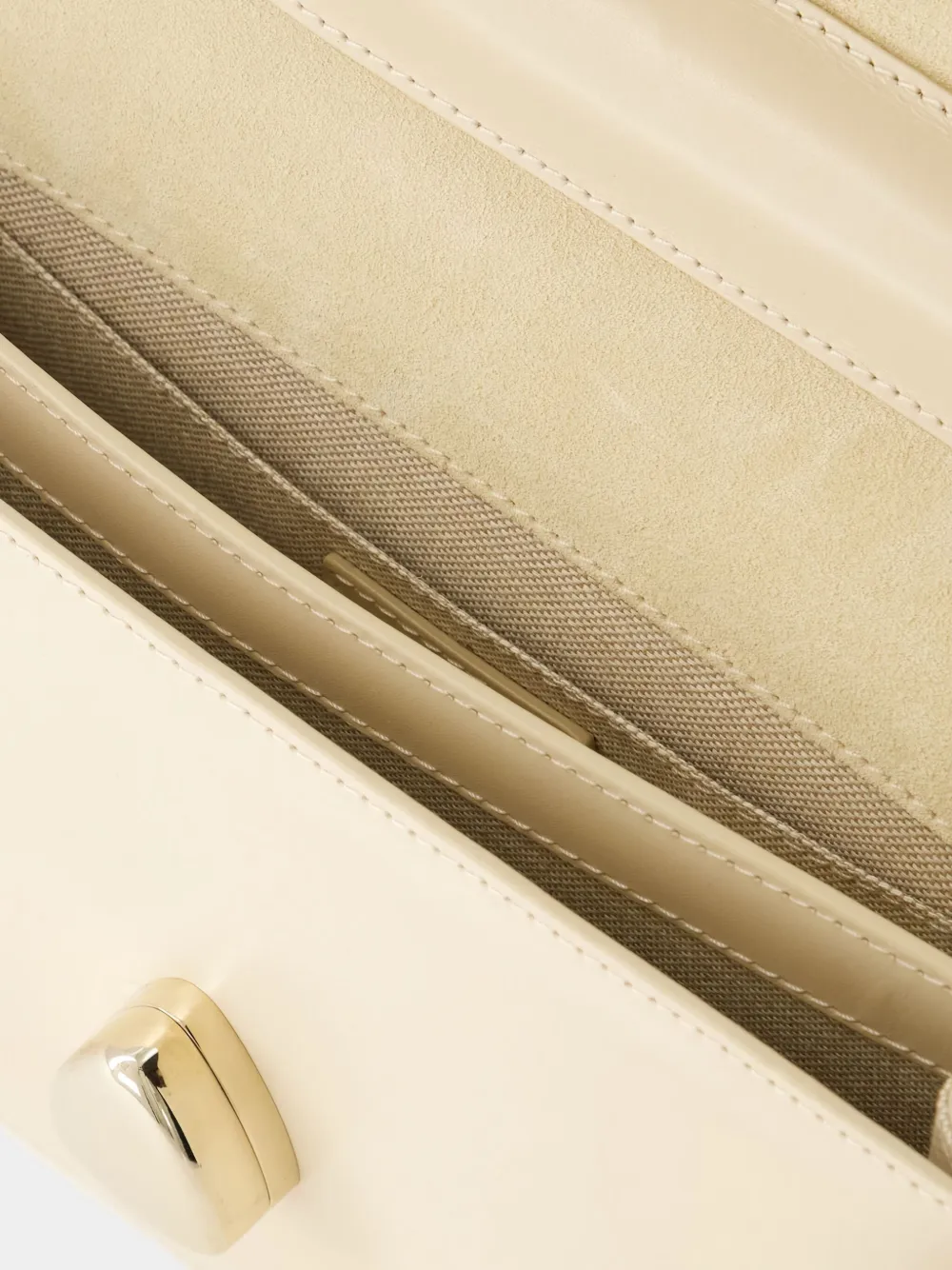 A.P.C. Astra leren schoudertas Beige