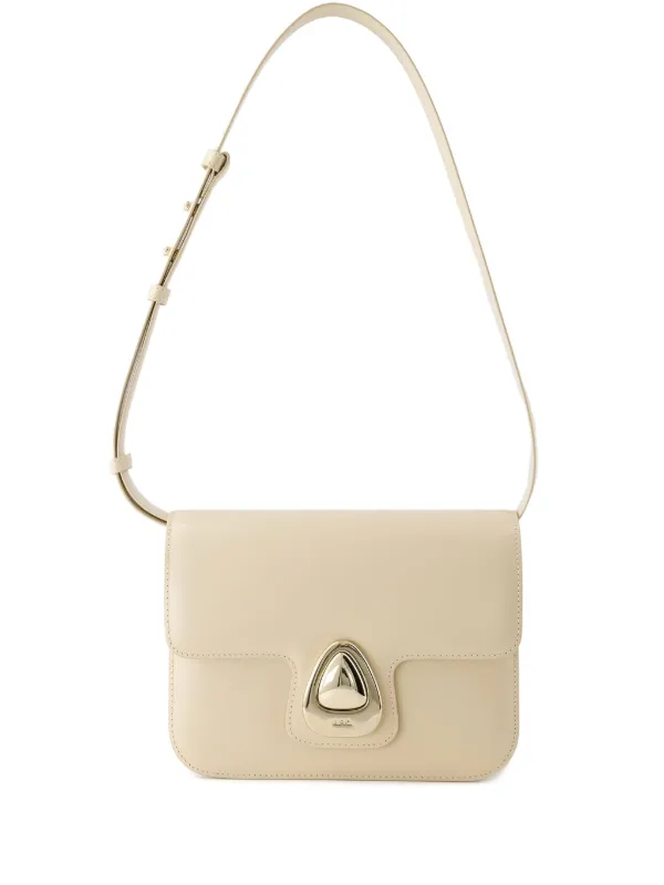 Astra Leather Shoulder Bag Neutrals FARFETCH IN