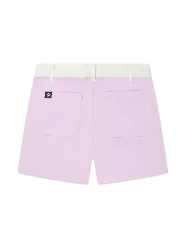 Converse Kids colour-block Cotton Shorts Purple FARFETCH HU