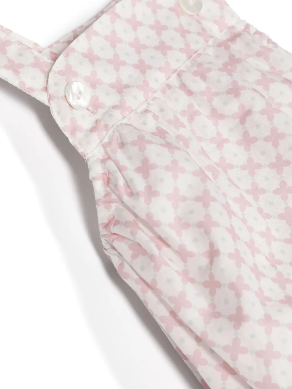 Siola Katoenen tuinbroek met bloemenprint Zilver