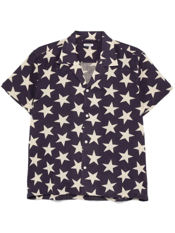 BODE Starry シャツ | パープル | FARFETCH JP