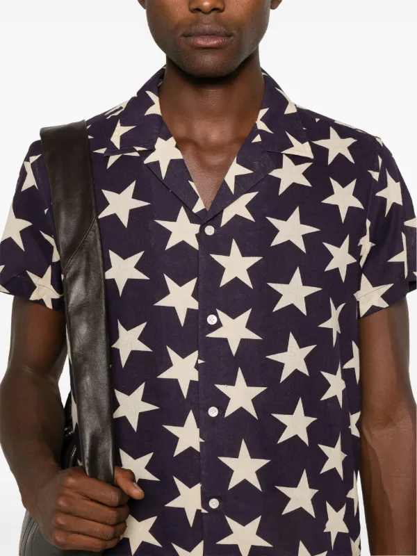 BODE Starry シャツ | パープル | FARFETCH JP