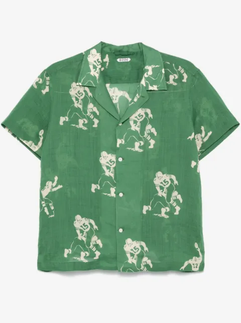BODE chemise à motif Football