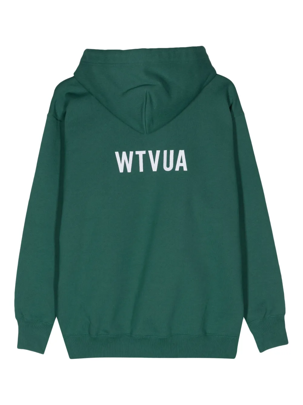 WTAPS Hoodie met geborduurd logo - Groen