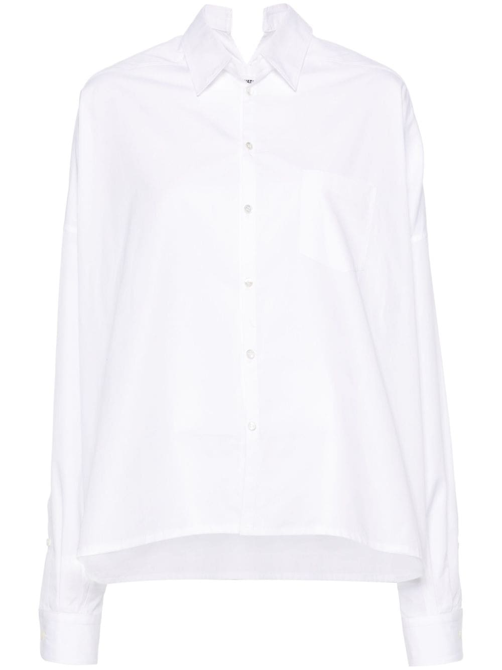 Junya Watanabe Button-up Cotton Shirt In White