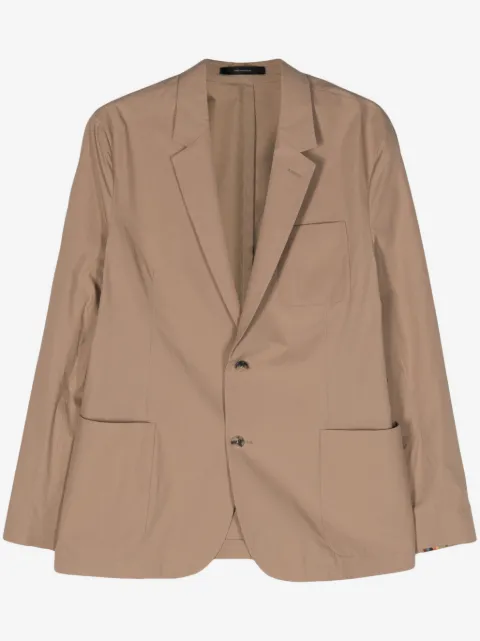 Paul Smith single-breasted cotton blazer 
