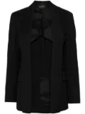 Comme Des Garçons shawl-lapels wool blazer - Black